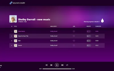 Sound Credit's Drip will revive the long-lost concept of teasing music as it used to happen via radio.