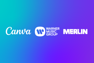 Warner Music Group Canva Merlin partnership