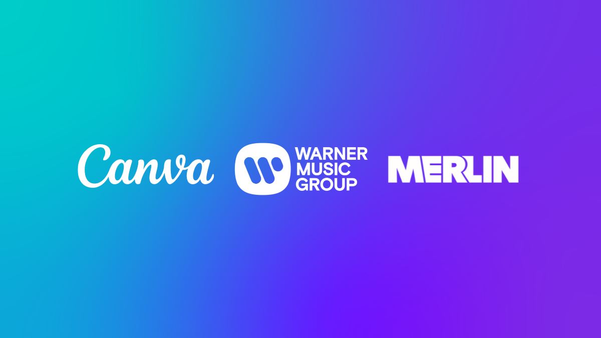 Canva Announces Partnerships with Warner Music Group & Merlin