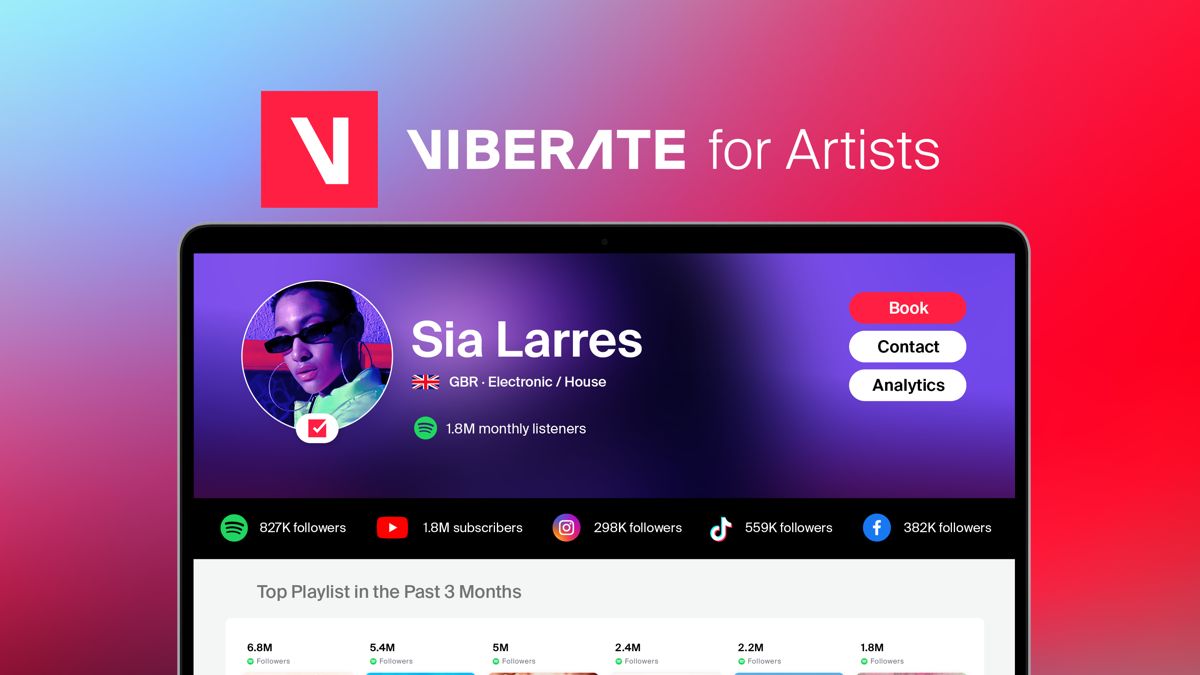 Introducing Viberate for Artists—A Hub for Independent Musicians