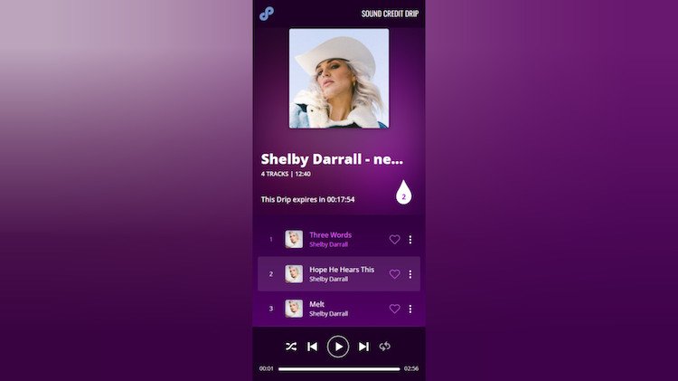 Sound Credit Launches ‘Drip’ Streaming Service for Ephemeral Music Releases