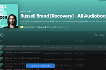 Russell Brand content Spotify