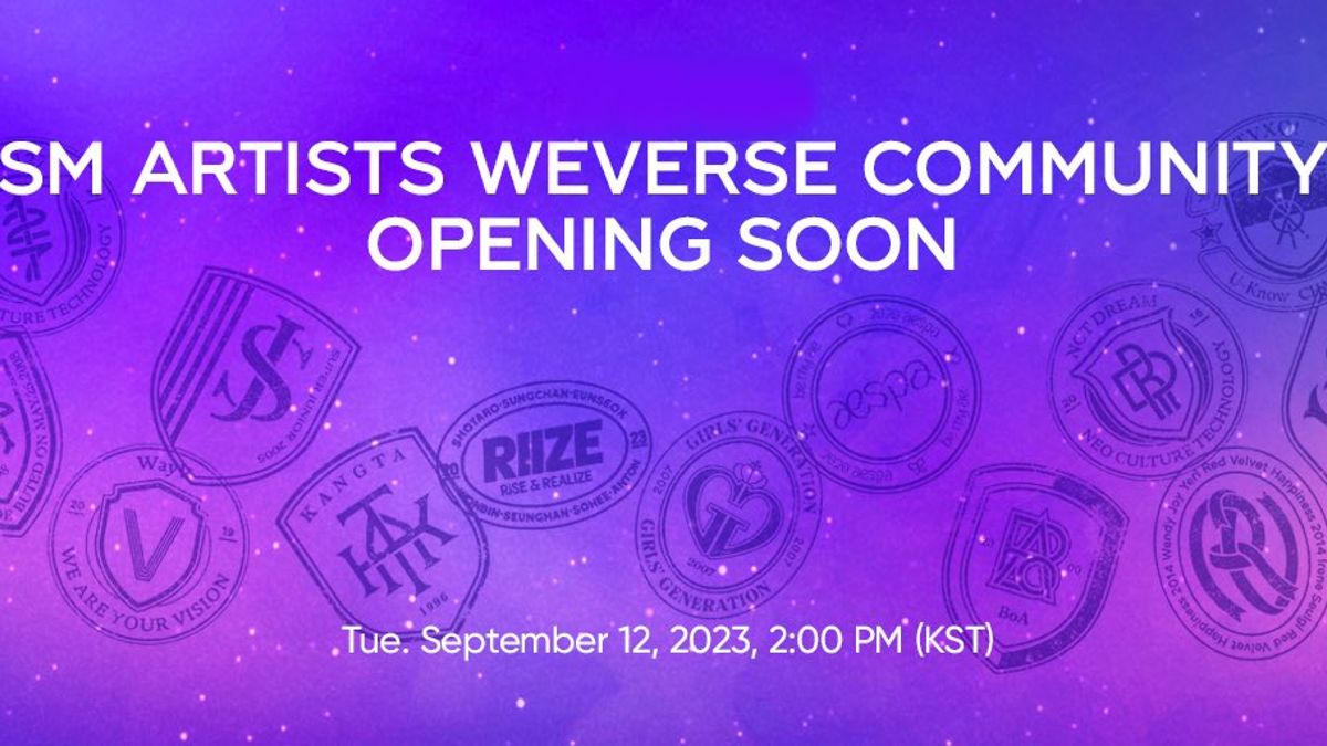 SM Entertainment Artists Arrive to Weverse on September 12