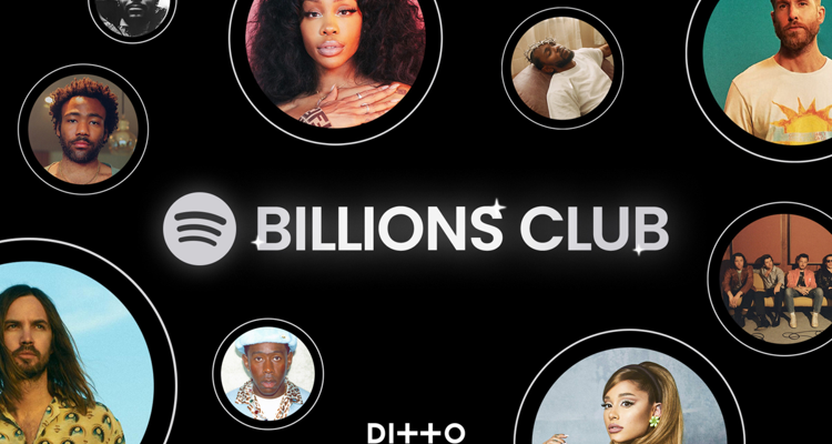Spotify Billions Club to hit 500 songs
