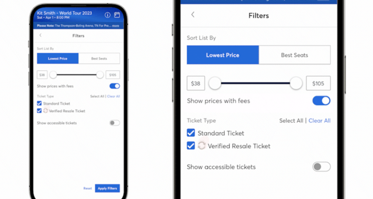 Ticketmaster all-in pricing