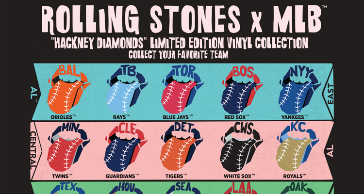 The Rolling Stones MLB vinyl albums