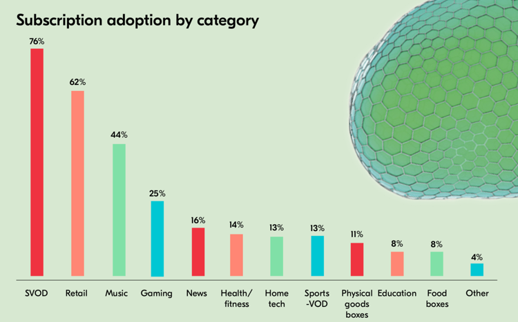which subscription services are the most popular in America 2024