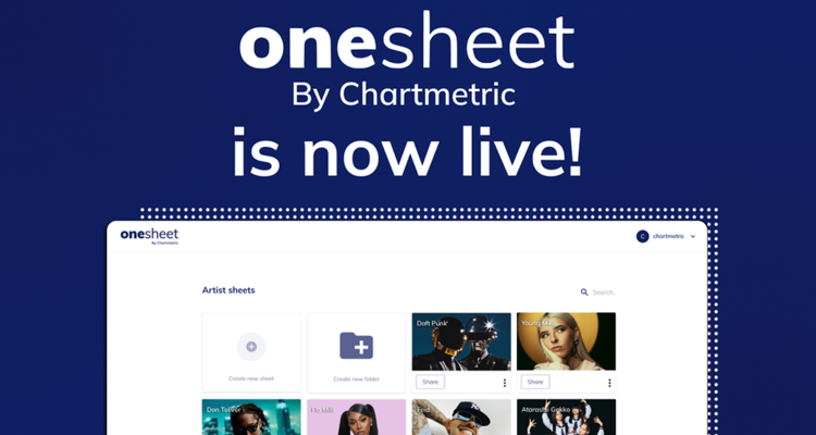 One Chart App Onesheet by Chartmetric Exits Beta, Now Live