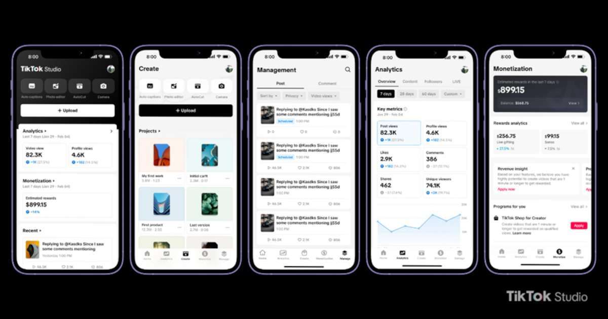 Tiktok Studio Content Management App Launches In Beta Tiktok Studio Content Management App Launches In Beta