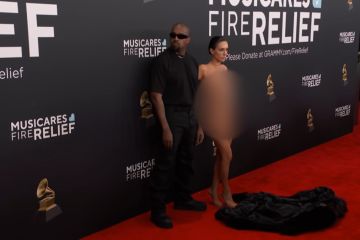 Kanye West naked wife Grammys 2025