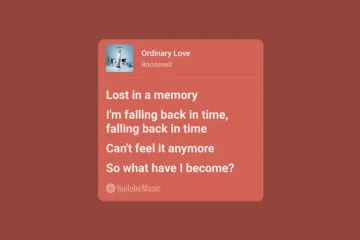 YouTube music how to share lyrics