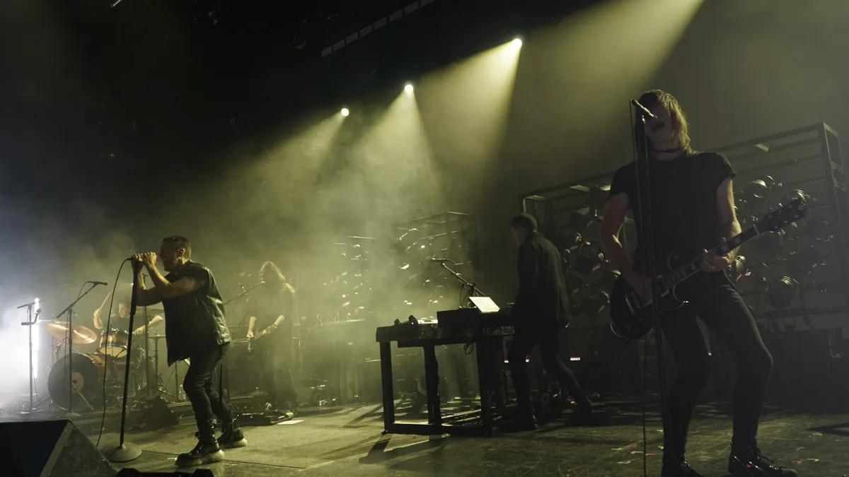 An intense live moment capturing the essence of film composers taking center stage.