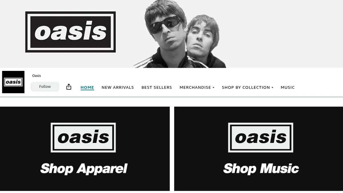 Amazon Music Swoops In With the ‘Ultimate Oasis Fan Destination’ With — Surprise — Tons of Prime Tie-Ins