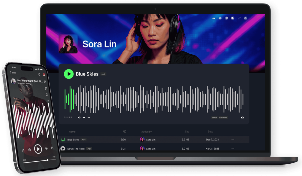 Boombox.io Interface