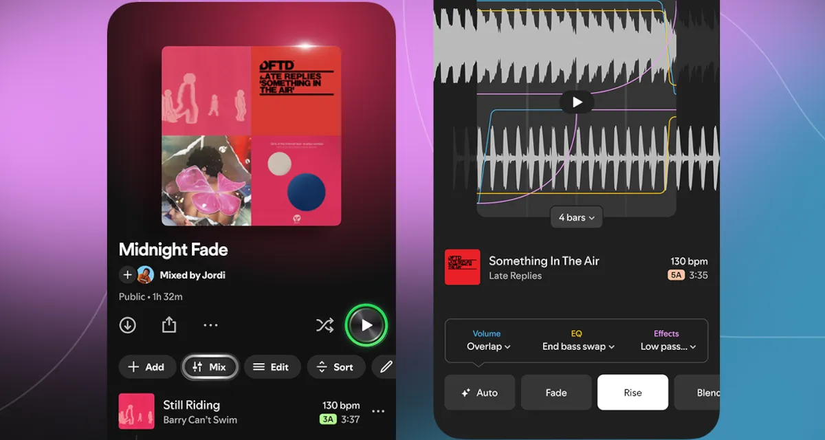 Spotify Ups Its Playlist Mixing Game Following Apple Music’s AutoMix Launch