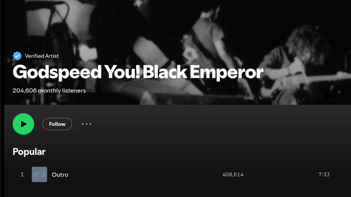 Godspeed You! Black Emperor Becomes Latest Indie Group to Pull Music from Spotify