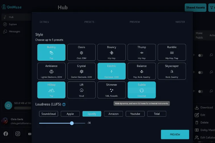 OmMuse Integrates Dolby.io to Redefine Music Storage & Workflow