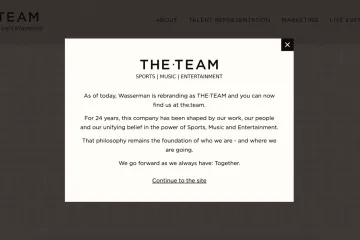 Wasserman rebrand The Team