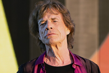 Mick Jagger filming in Italy