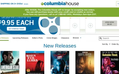Columbia House shutting down