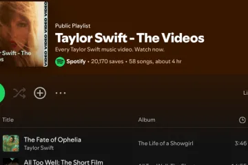 Taylor Swift full music videos on Spotify now