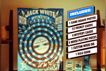 Jack White Vegas poster board game